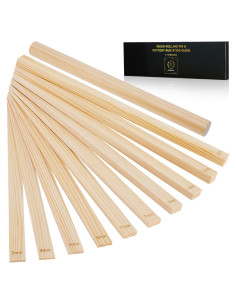 Juego de Herramientas de Cerámica Mowawa - 11 Piezas con Rodillo y Guías