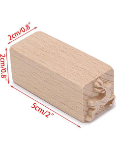 Conjunto de 16 Sellos de Madera OwnMy para Arcilla 5cm 2