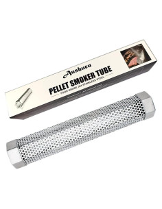 Tubo Ahumador 30cm Aushucu Acero Inoxidable para BBQ