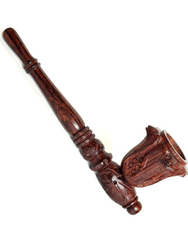 Pipa de Madera Curvada AR Craft 15 cm Diseño Antiguo