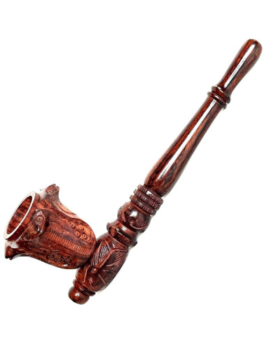 Pipa de Madera Curvada AR Craft 15 cm Diseño Antiguo