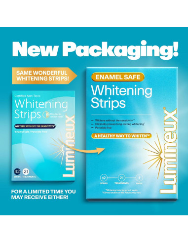 Kit de Blanqueamiento Dental Lumineux - 6 Pastas, 6 Enjuagues, 2 Tiras, 2 Bolígrafos - Sin Sensibilidad