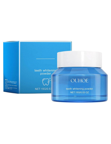 Polvo Blanqueador de Dientes Mágico 453g - Natural, Sin Sensibilidad, Menta