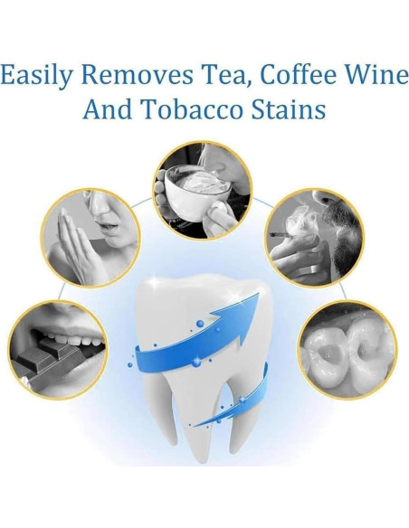 Polvo Blanqueador de Dientes Mágico 453g - Natural, Sin Sensibilidad, Menta