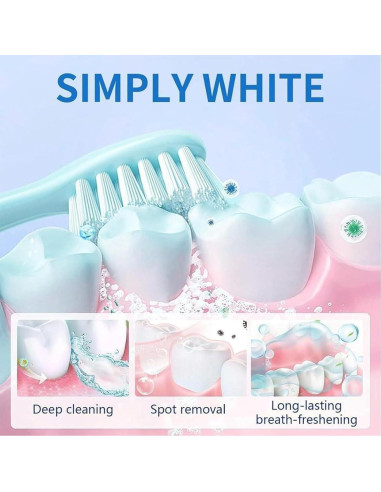 Polvo Blanqueador de Dientes Mágico 453g - Natural, Sin Sensibilidad, Menta