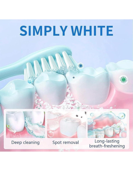 Polvo Blanqueador de Dientes Mágico 453g - Natural, Sin Sensibilidad, Menta