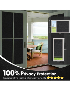 Película Blackout Coavas 114.8x299.7cm Vinilo UV Privacidad 2