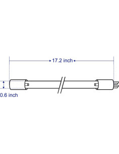 Lámpara UV HQUA TWS-12L 55W para Purificador de Agua 2