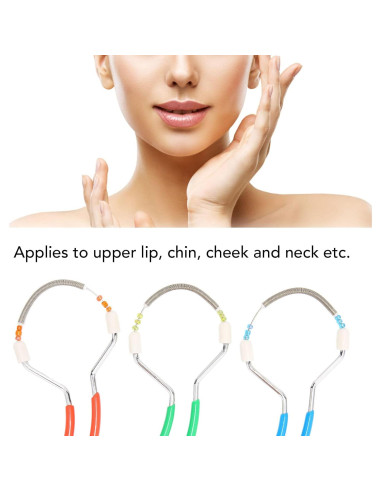 Removedor de Vello Facial de Resorte Agatige 3 Piezas