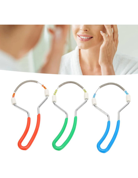 Removedor de Vello Facial de Resorte Agatige 3 Piezas