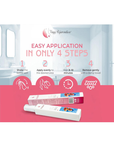 Crema Depilatoria Velvet Touch 100ml - Piel Sensible Sin Dolor