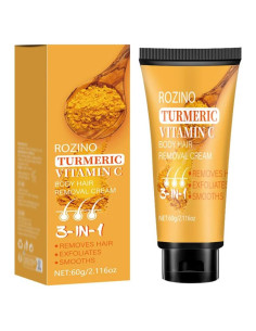 Crema Depilatoria SURORAIN con Cúrcuma y Vitamina C 60g