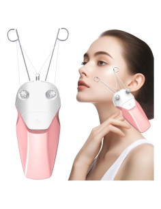 Depiladora Facial Eléctrica WAYCOM Recargable USB Rosa