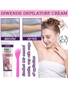 Crema Depilatoria DWDiWen para Mujeres - Suave y Sin Dolor 2