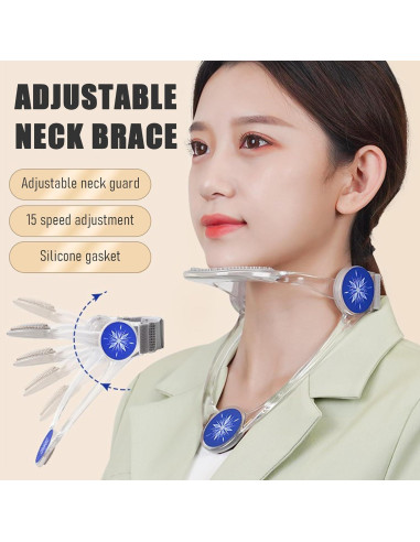 Collar Cervical Ajustable JUAWTYUK para Alivio de Dolor de Cuello
