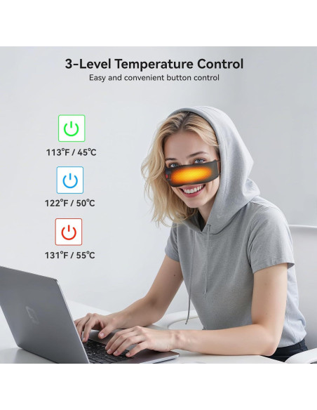 Almohadilla Térmica Nasal Inalámbrica Yabuu 1100mAh 3 Temperaturas Almohadilla Térmica Nasal Inalámbrica Yabuu 1100mAh 3 Temperaturas