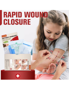 Kit de Cierre de Heridas Dotodo 4PCS - Vendajes Mariposa 2