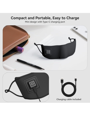 Almohadilla Térmica Nasal Inalámbrica Yabuu 1100mAh 3 Temperaturas