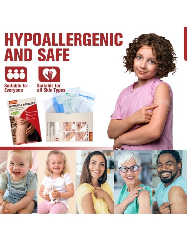 Kit de Cierre de Heridas Dotodo 4PCS - Vendajes Mariposa