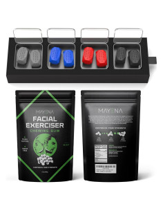 Ejercitador de Mandíbula Masseter Mayena + Chicle 400 Pzas
