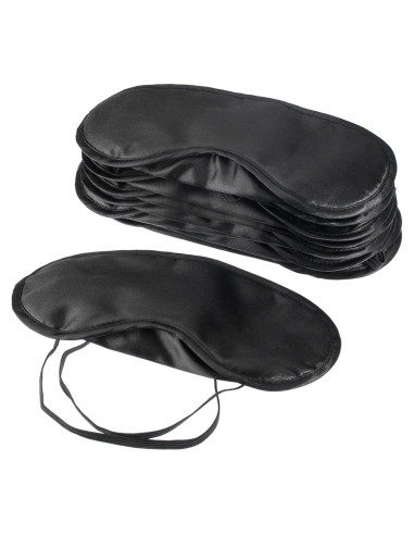 Mudder Máscara de Ojos para Dormir con Almohadilla Nasal - Paquete de 10