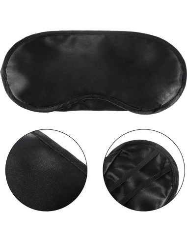 Mudder Máscara de Ojos para Dormir con Almohadilla Nasal - Paquete de 10