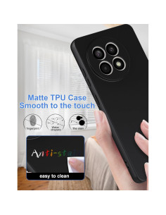 Funda de Silicona Foluu para OnePlus 13R 5G 2025 - Negra 2