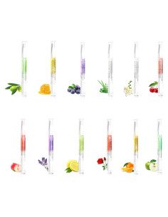 Bolígrafo de Aceite para Cutículas 12 Piezas Cuidado Uñas