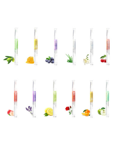 Bolígrafo de Aceite para Cutículas 12 Piezas Cuidado Uñas