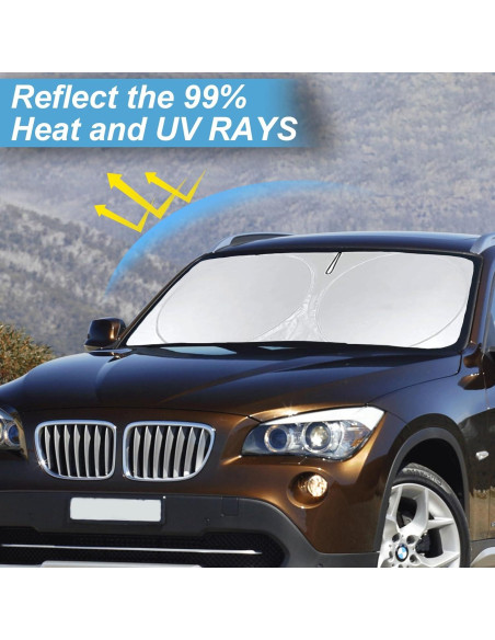 Pantalla Solar Parabrisas BOODANCARS para BMW X1 E84 2011-2015