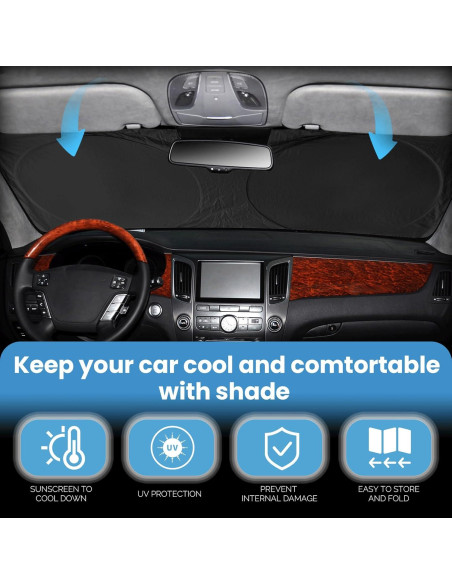 Pantalla Solar Parabrisas BOODANCARS para BMW X1 E84 2011-2015