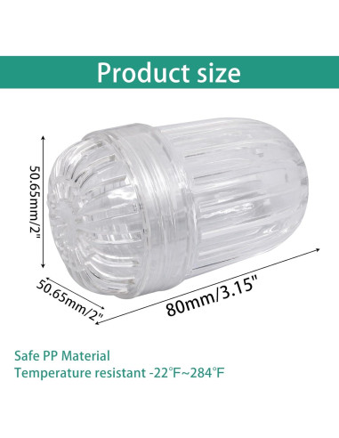 Infusor de Frutas BUXIMN 2 Pcs para Botellas de Boca Ancha