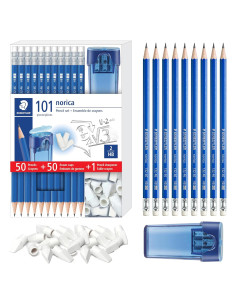 Juego de Lápices STAEDTLER Norica 50 Lápices HB Pre-afilados