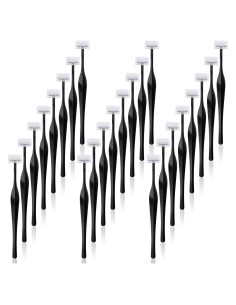 Kit de 24 Navajas para Recortar Cejas ANCIRS - Acero Inoxidable Negro