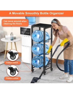 Soporte Organizador para 3 Botellas de Agua Dataroad Selead 2