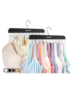 Perchero Plegable Gomyrod para Sujetadores y Camisetas - Negro