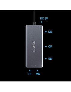 Lector de Tarjetas ZIYUETEK USB 3.0 5 en 1 Compact Flash 2