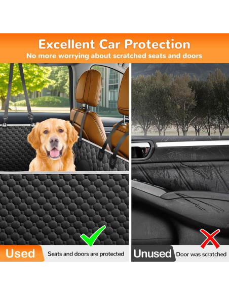 Funda de Asiento para Perros Mancro XL Negra con Base Dura Funda de Asiento para Perros Mancro XL Negra con Base Dura