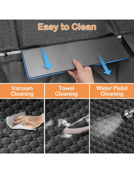 Funda de Asiento para Perros Mancro XL Negra con Base Dura Funda de Asiento para Perros Mancro XL Negra con Base Dura