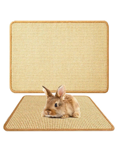 Alfombra de Rascado Oncpcare para Conejos 61x41 cm Natural