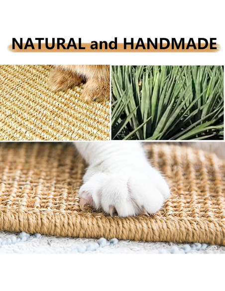 Alfombra de Rascado Oncpcare para Conejos 61x41 cm Natural Alfombra de Rascado Oncpcare para Conejos 61x41 cm Natural