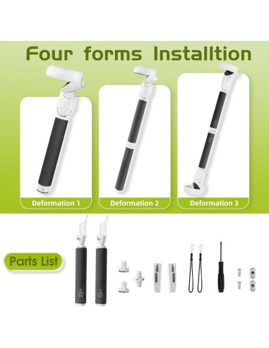 Hibloks Extensiones para Controladores Quest 2 - 21cm, 3 en 1