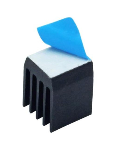 20 Disipadores de Aluminio 9x9x12mm con Cinta Adhesiva Jeteokar