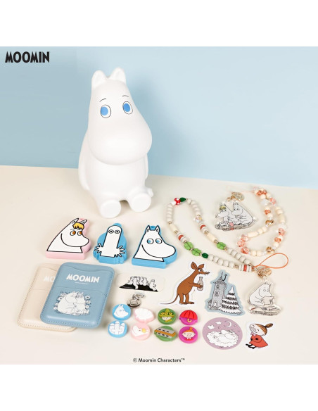 Juguete Squishy Jumbo Moomin Hamee 12.7x14.5x18.5 cm Alivio Estrés