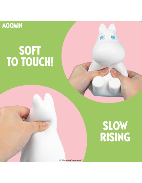 Juguete Squishy Jumbo Moomin Hamee 12.7x14.5x18.5 cm Alivio Estrés