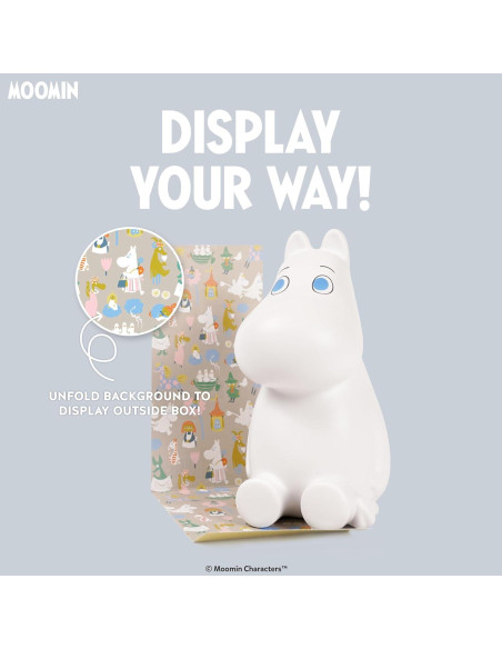 Juguete Squishy Jumbo Moomin Hamee 12.7x14.5x18.5 cm Alivio Estrés