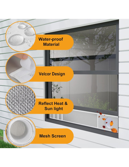 Kit de Sello de Ventana LBG para Aire Acondicionado 10x102cm