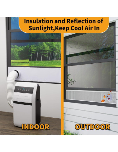 Kit de Sello de Ventana LBG para Aire Acondicionado 10x102cm