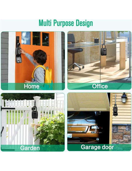 Caja de Llave con Combinación HUANLANG Impermeable 12 Dígitos