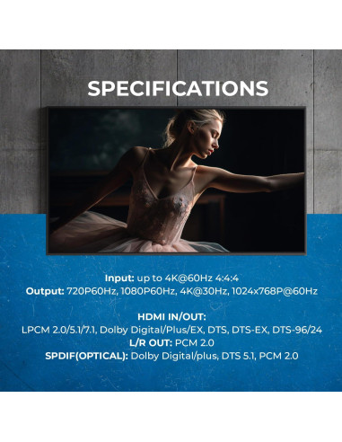 Controlador de Pared de Video OREI UHD-14VW 4K 60Hz 2x2